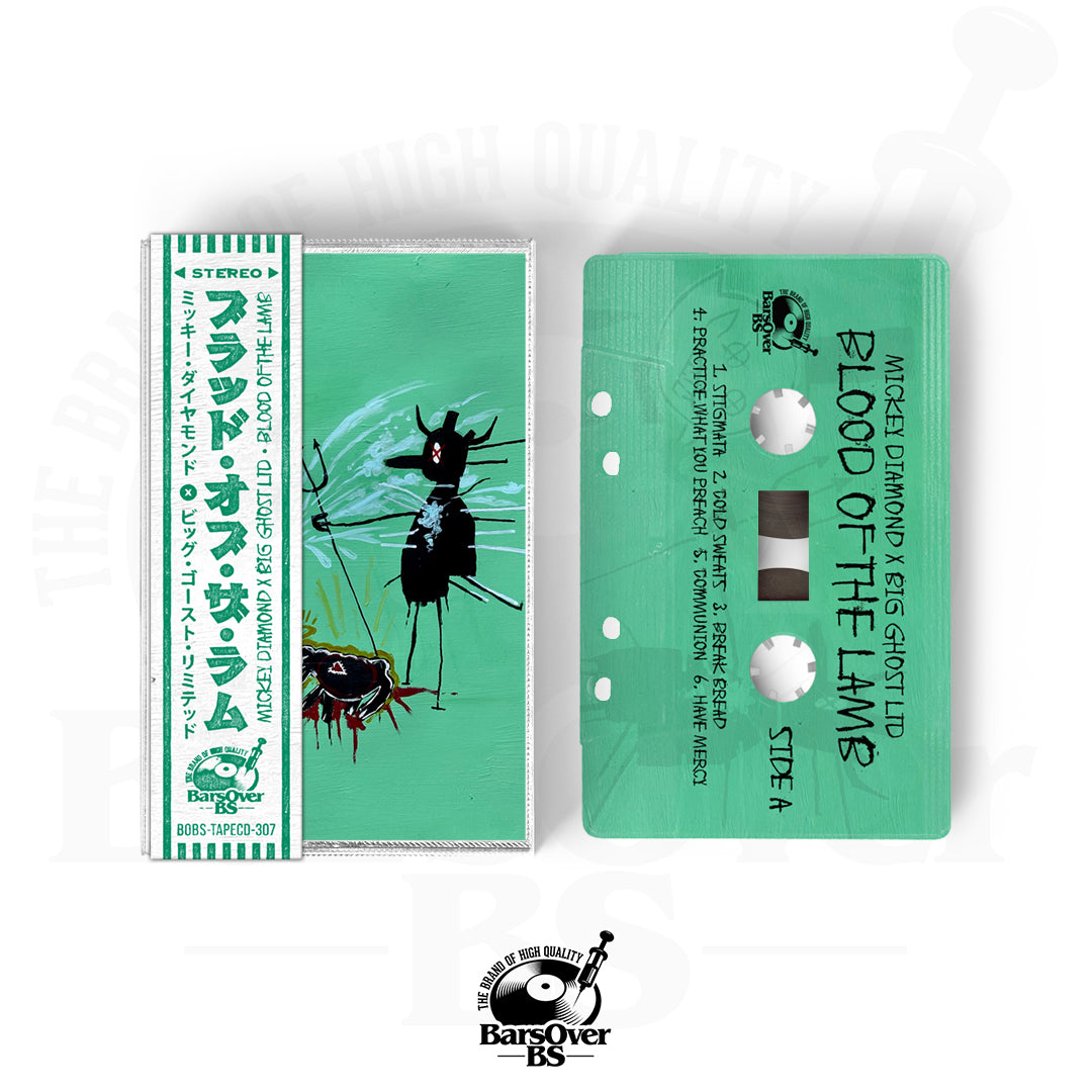 Mickey Diamond x Big Ghost - Blood Of A Lamb (Main Cover) (Cassette Tape With Obi Strip)