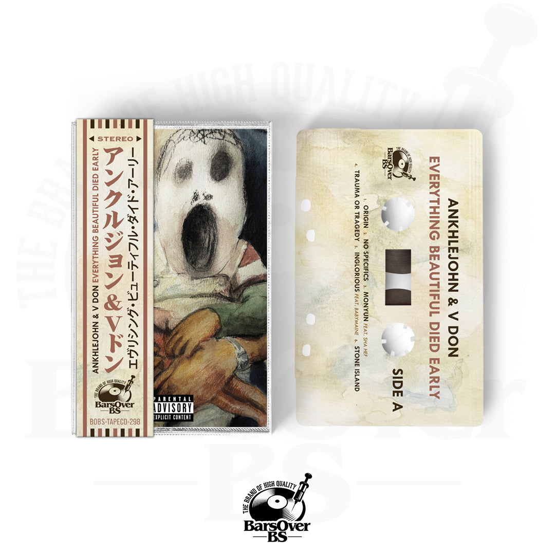 Ankhlejohn x VDon - Everything Beautiful Died Early (Cassette Tape With Obi Strip)