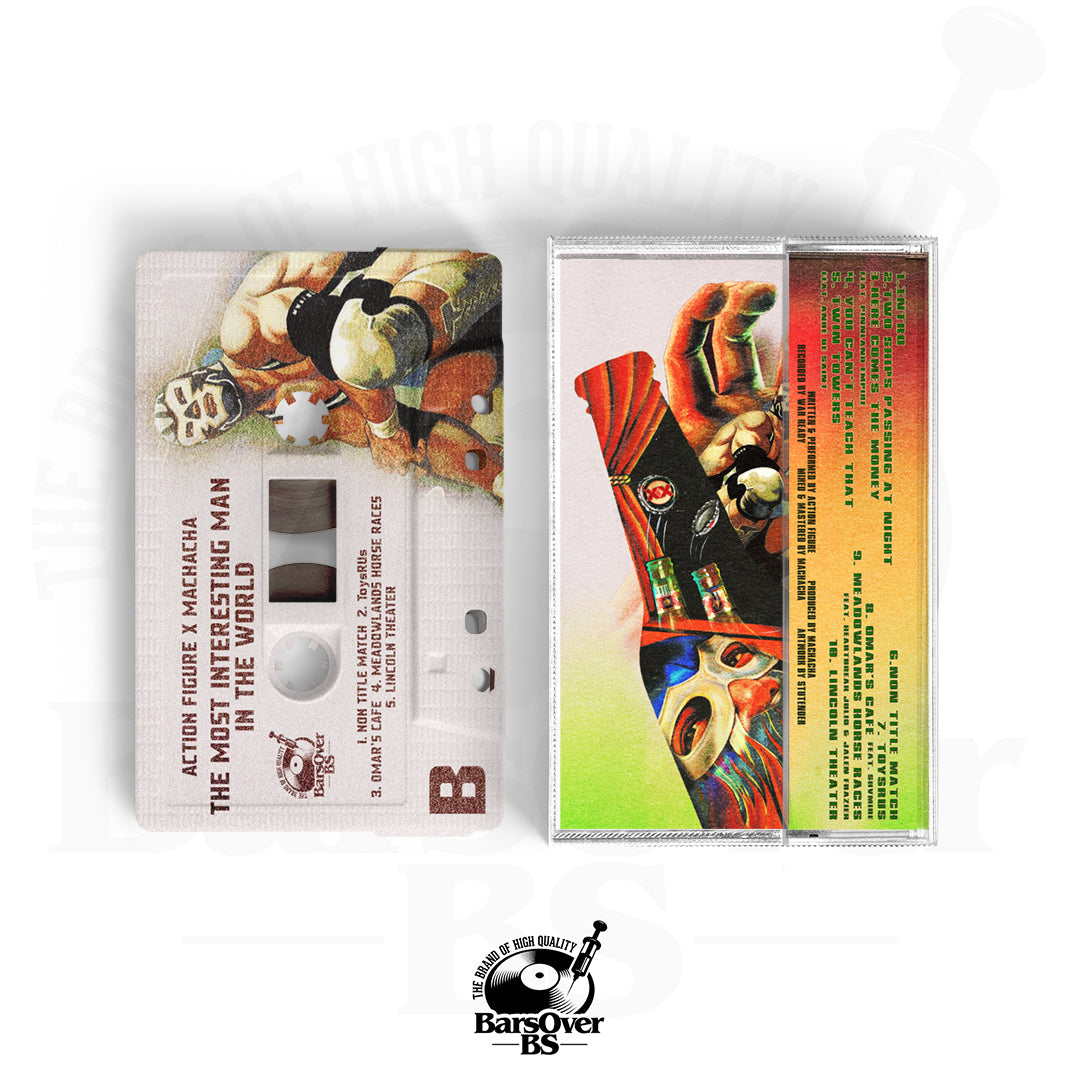 Action Figure x Machacha - The Most Interesting Man In The World (Alternate Cover Cassette Tape)