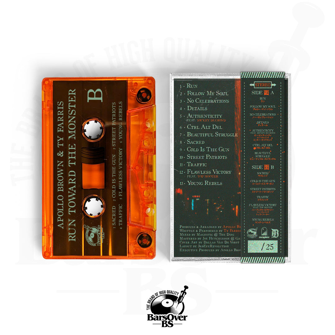 Apollo Brown x Ty Farris - Run Toward The Monster (Cassette Tape With Obi Strip)