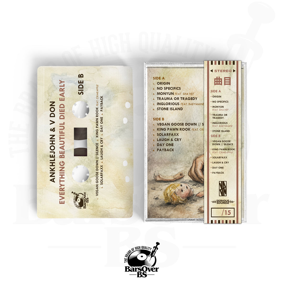 Ankhlejohn x VDon - Everything Beautiful Died Early (Cassette Tape With Obi Strip)