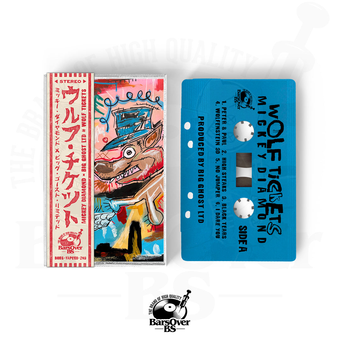 Mickey Diamond x Big Ghost - Wolf Tickets (Alternate Artwork) (Cassette Tape With Obi Strip)