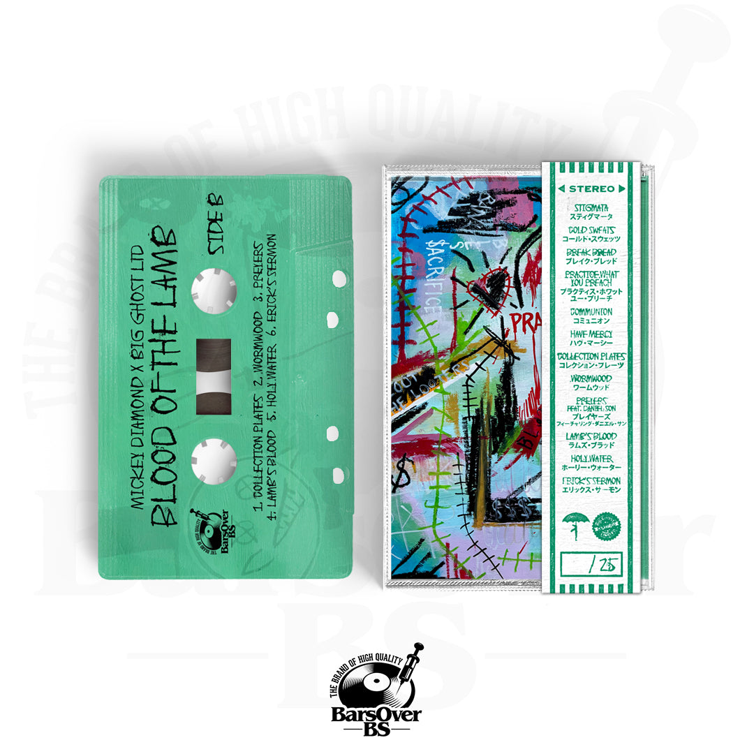 Mickey Diamond x Big Ghost - Blood Of A Lamb (Main Cover) (Cassette Tape With Obi Strip)
