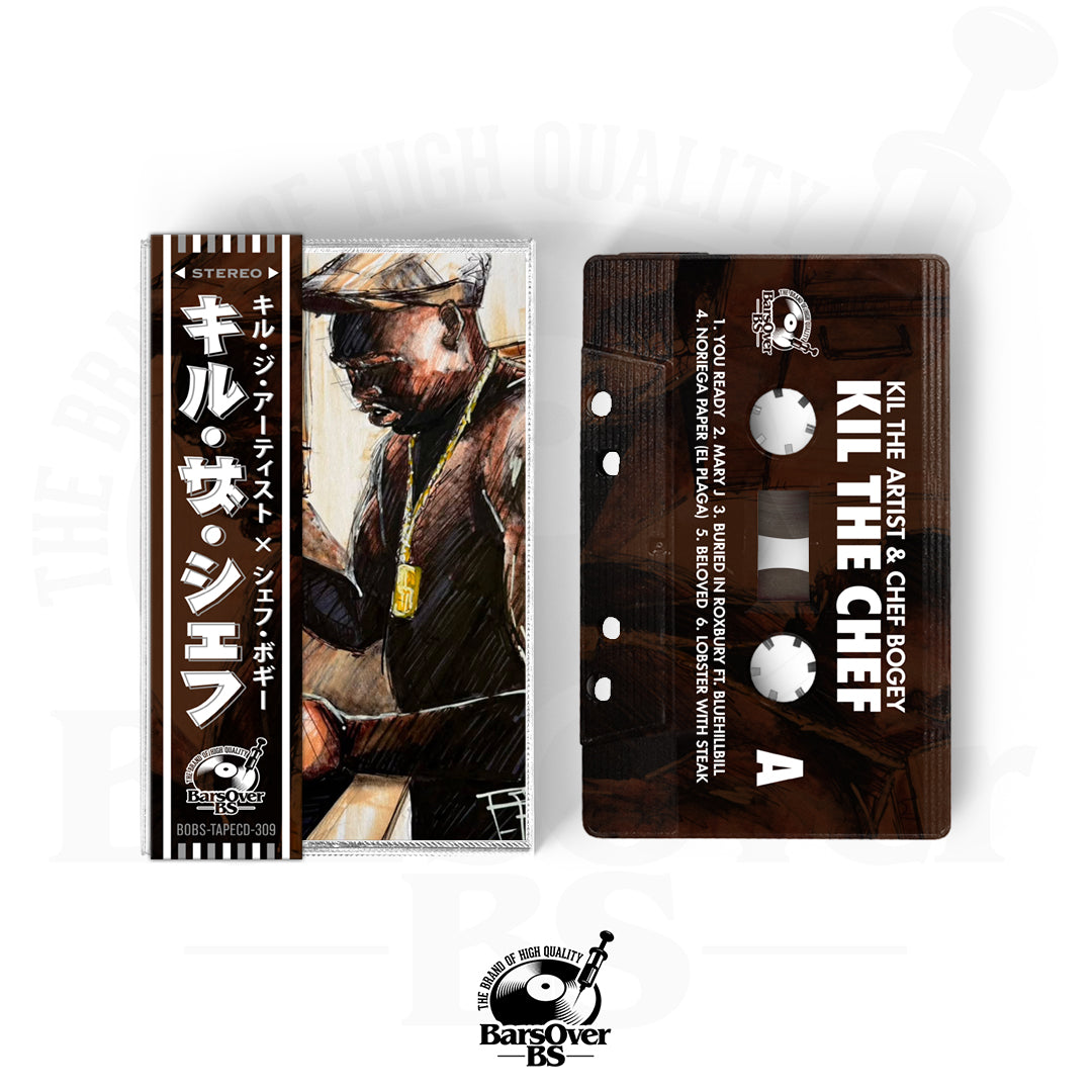 Kil The Artist x Chef Bogey - Kil The Chef (Alternate Cover) (Cassette Tape With Obi Strip)