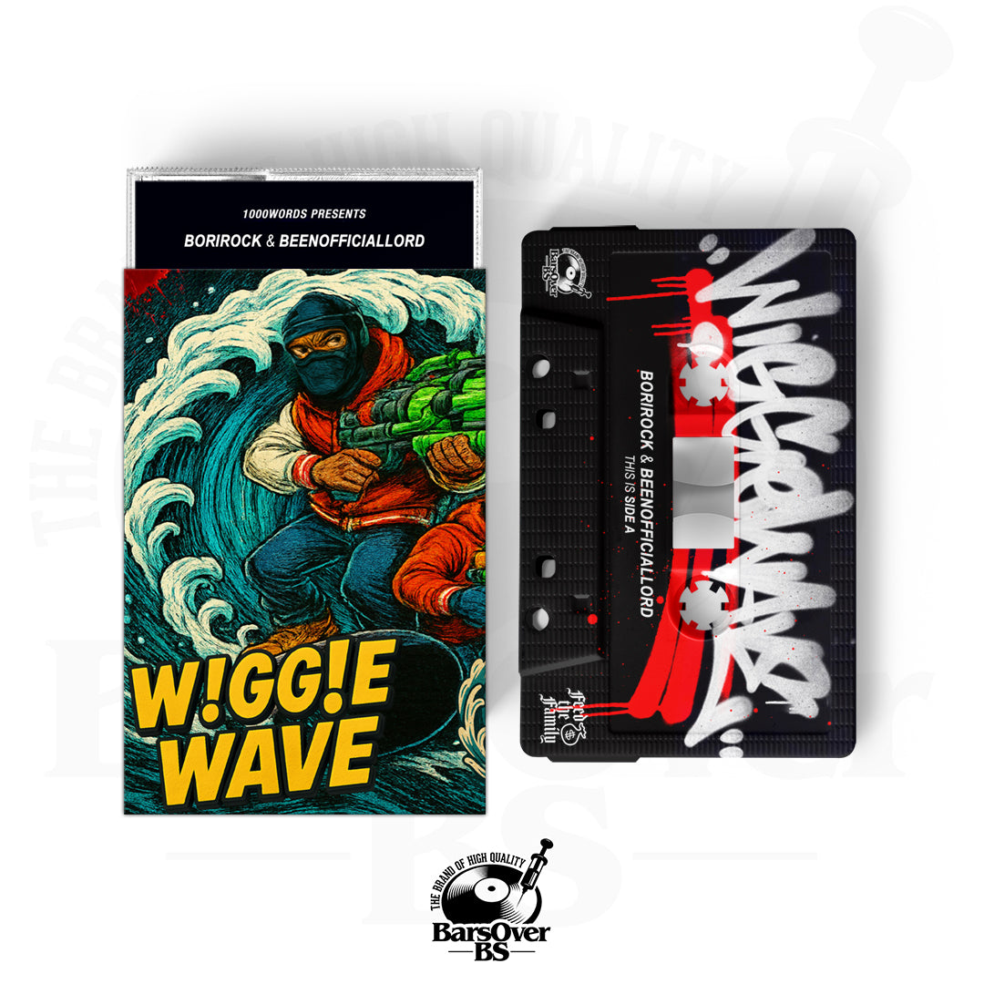BoriRock x BeenOfficialLord - WiggieWave Presented By 1000 Words (Cassette Tape With Obi Strip)