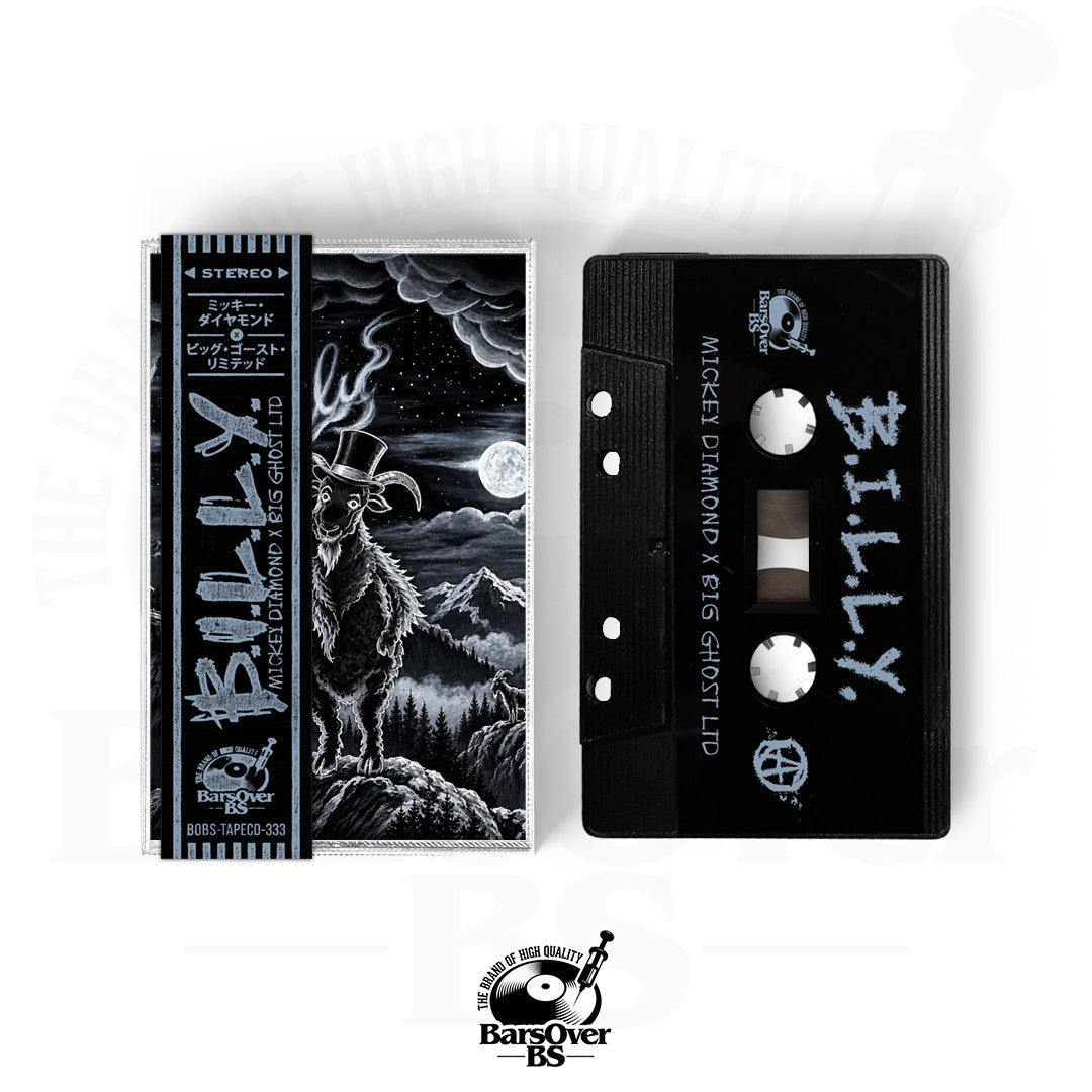 Mickey Diamond x Big Ghost - B.I.L.L.Y 1 (Blacked Out Edition) (Cassette Tape With Obi Strip) (No Promos)