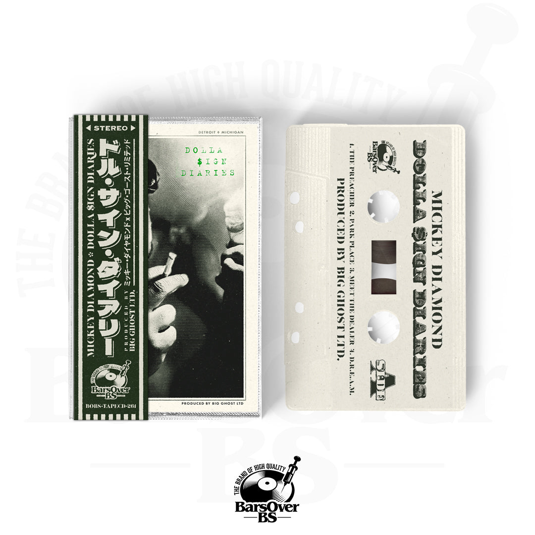 Mickey Diamond x Big Ghost - Dolla $ign Diaries (Cassette Tape With Obi Strip)