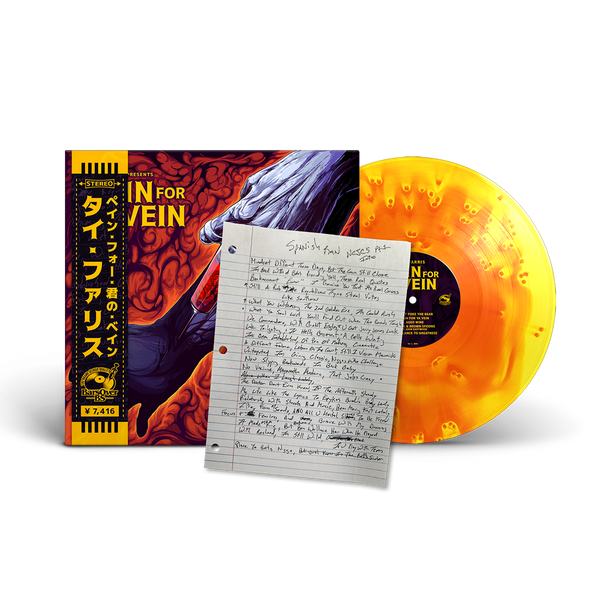 Ty Farris - Pain For Ya Vein Vinyl (Lyric Sheet Obi Strip Edition)(1 Per Person)