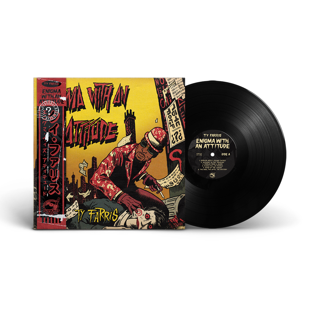 Ty Farris - Enigma With An Attitude (Obi Strip Red Jacket + Black Vinyl)