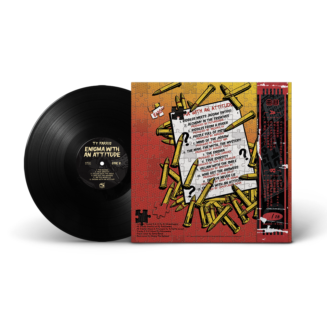 Ty Farris - Enigma With An Attitude (Obi Strip Red Jacket + Black Vinyl)