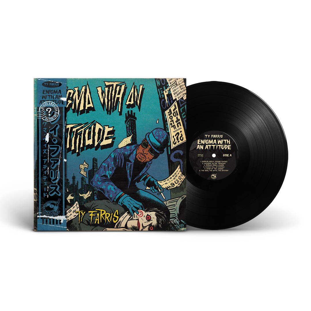 Ty Farris - Enigma With An Attitude (Obi Strip Blue Jacket + Black Vinyl)