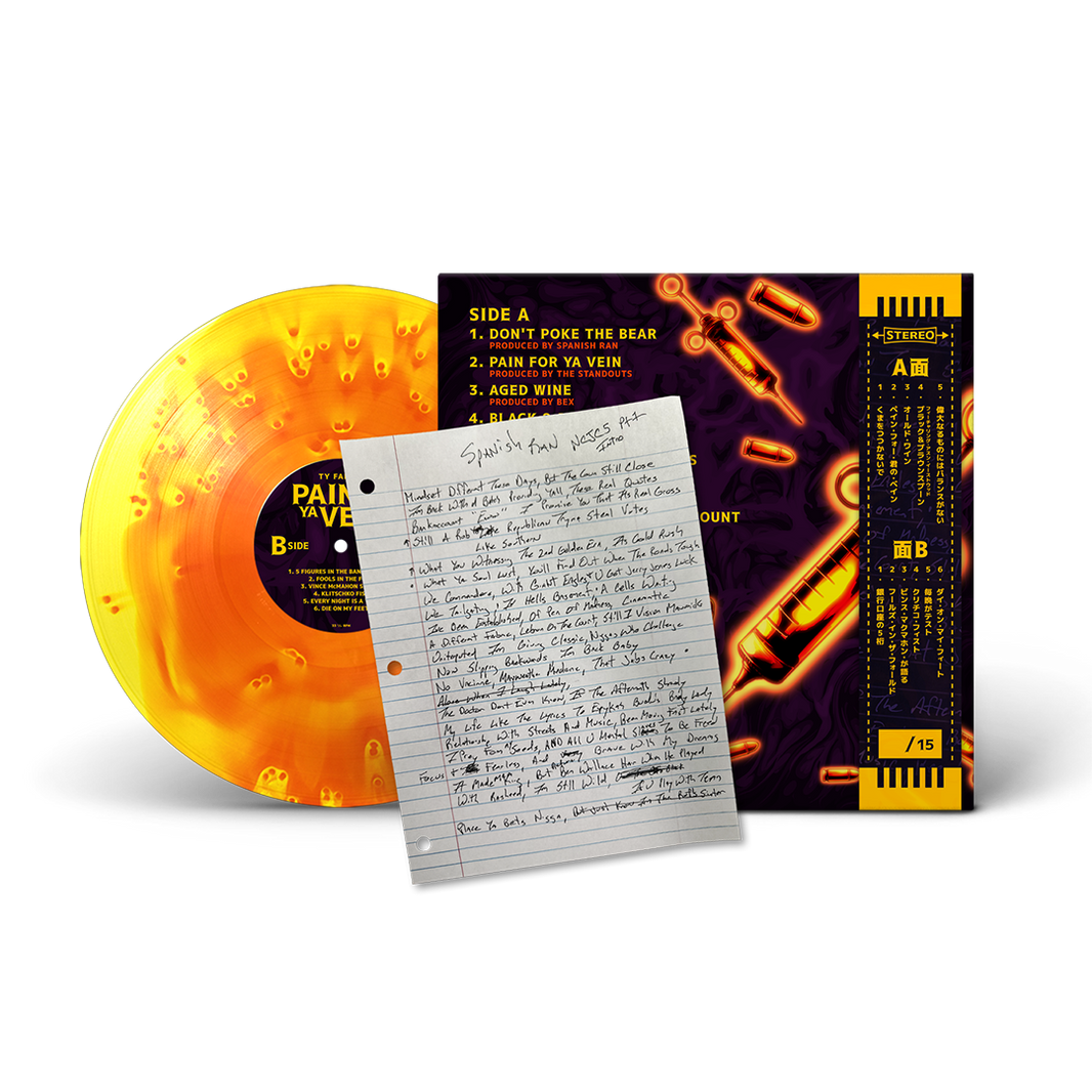 Ty Farris - Pain For Ya Vein Vinyl (Lyric Sheet Obi Strip Edition