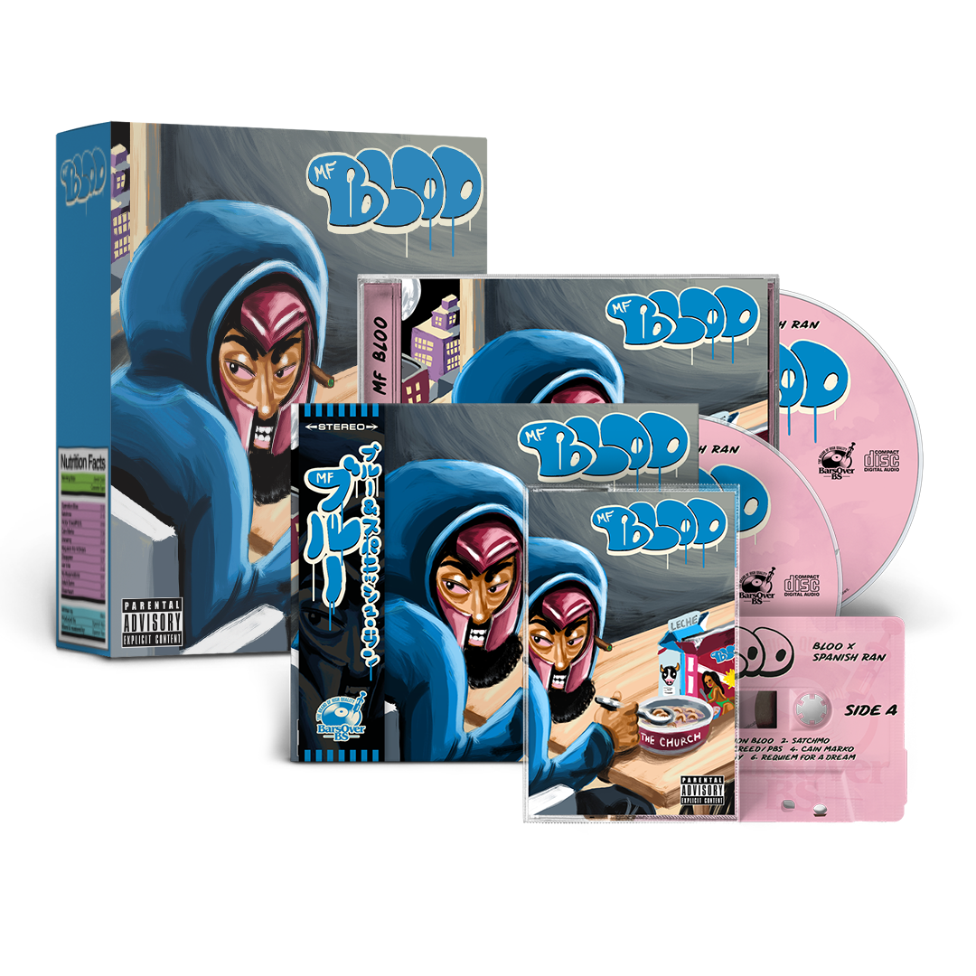 Bloo Azul x Spanish Ran - MF Bloo (Cereal Box Bundle Including Jewel Case & Digipak CD + Cassette Tape) (ONE PER PERSON)