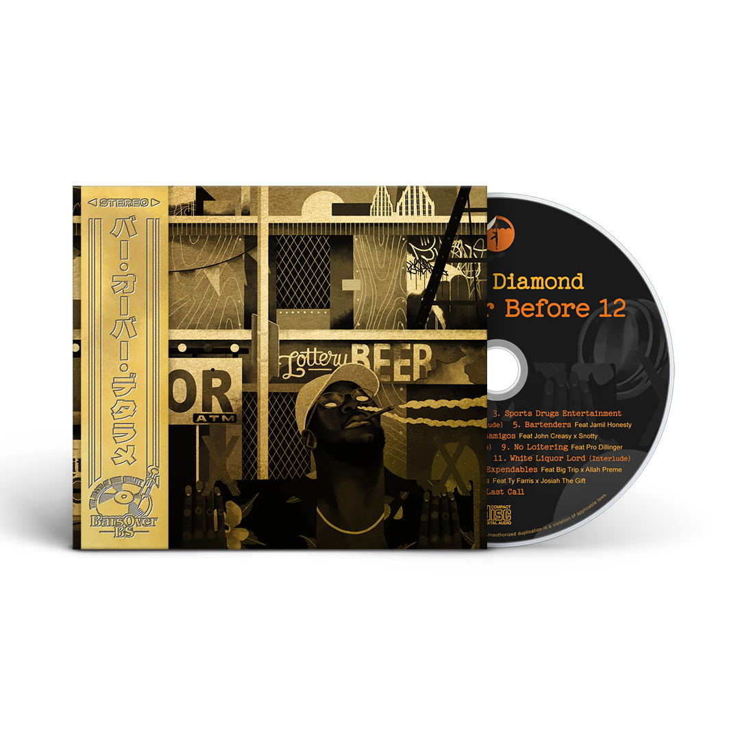 Mickey Diamond - No Liquor Before 12 (2nd Edition) (Gold Digipak CD With Obi Strip) (ONE PER PERSON/HOUSEHOLD)