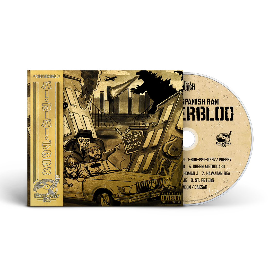 Bloo Azul x Spanish Ran - Danger Bloo (Gold BarsOverBS Digipak CD With Obi Strip) (Glass Mastered CD) (VERY LIMITED) (ONE PER PERSON/HOUSEHOLD) (PART 1 OF DROP)