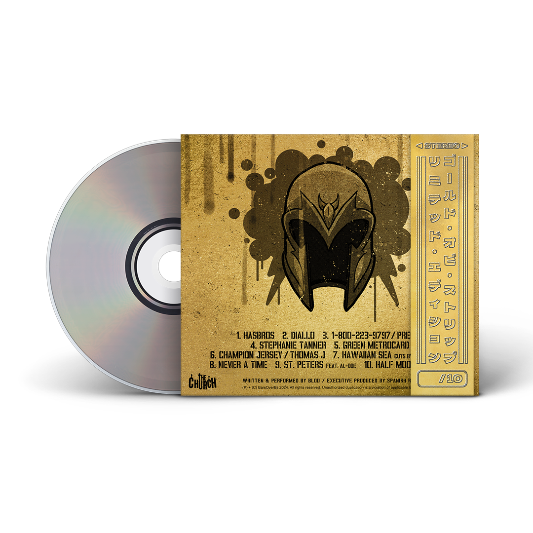 Bloo Azul x Spanish Ran - Danger Bloo (Gold BarsOverBS Digipak CD With Obi Strip) (Glass Mastered CD) (VERY LIMITED) (ONE PER PERSON/HOUSEHOLD) (PART 1 OF DROP)