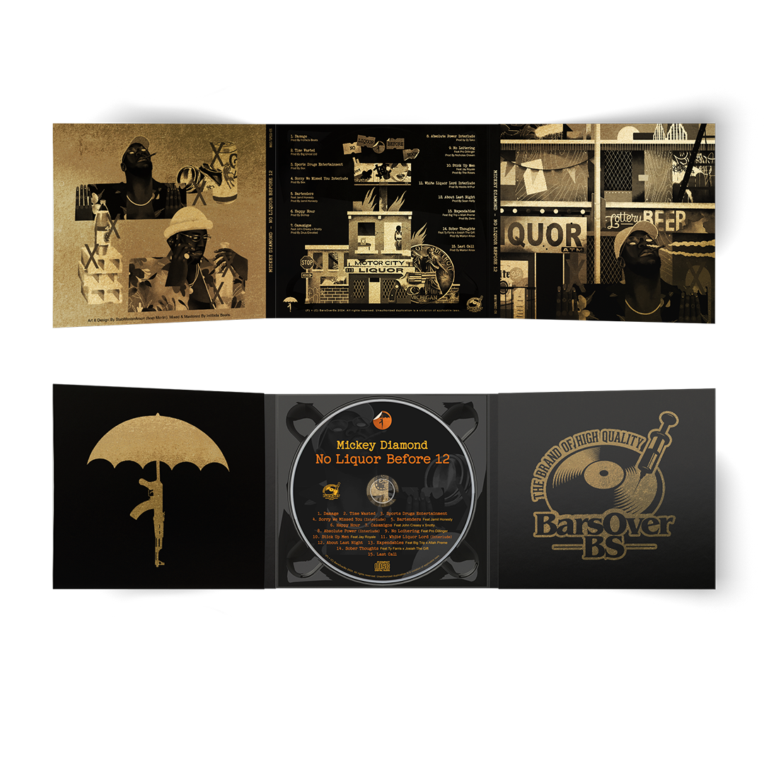 Mickey Diamond - No Liquor Before 12 (2nd Edition) (Gold Digipak CD With Obi Strip) (ONE PER PERSON/HOUSEHOLD)