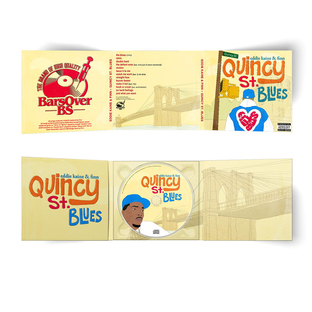 Eddie Kaine x Finn - Quincy St Blues (Digipak CD With Obi Strip)