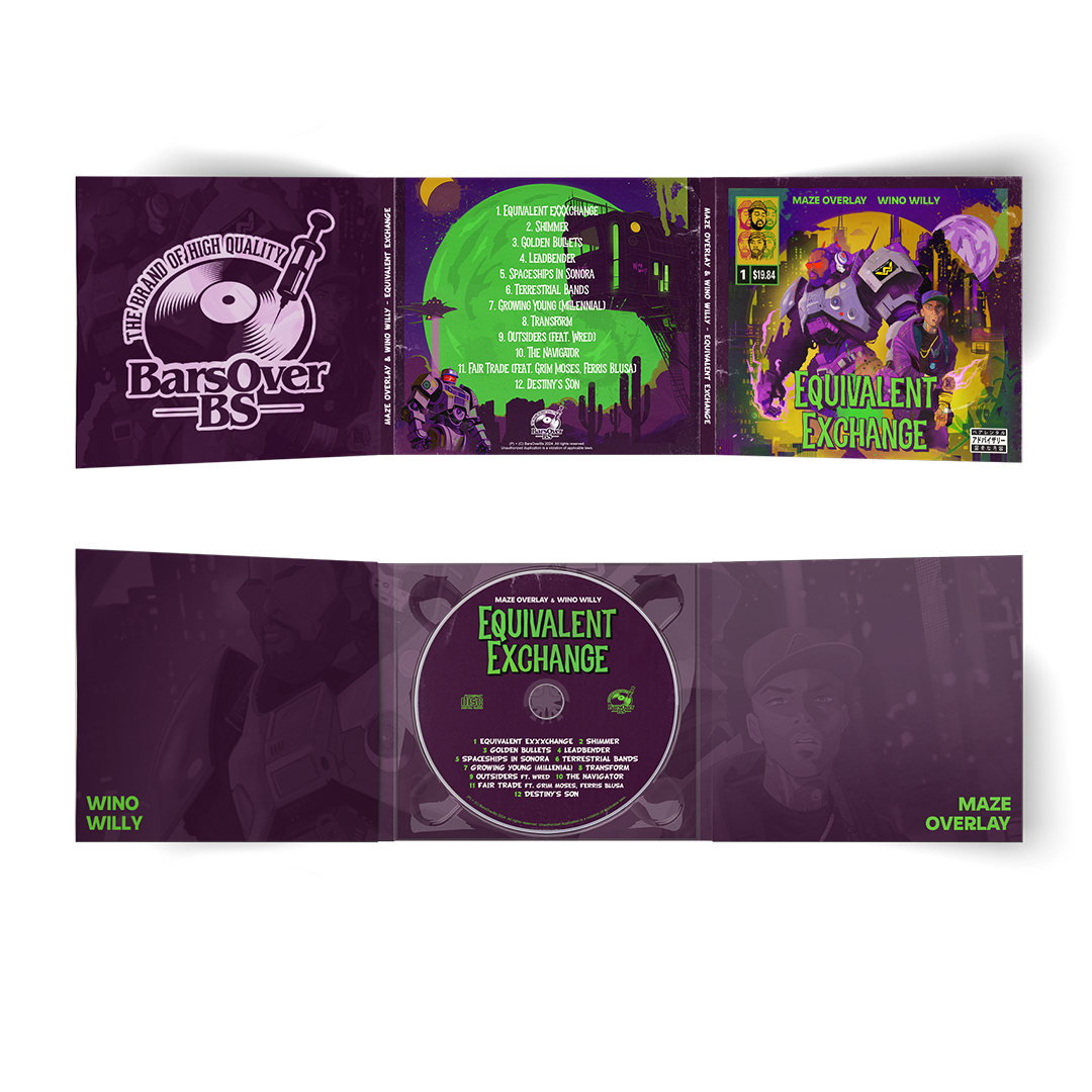 Maze Overlay x Wino Willy - Equivalent Exchange (Digipak CD With Obi Strip)