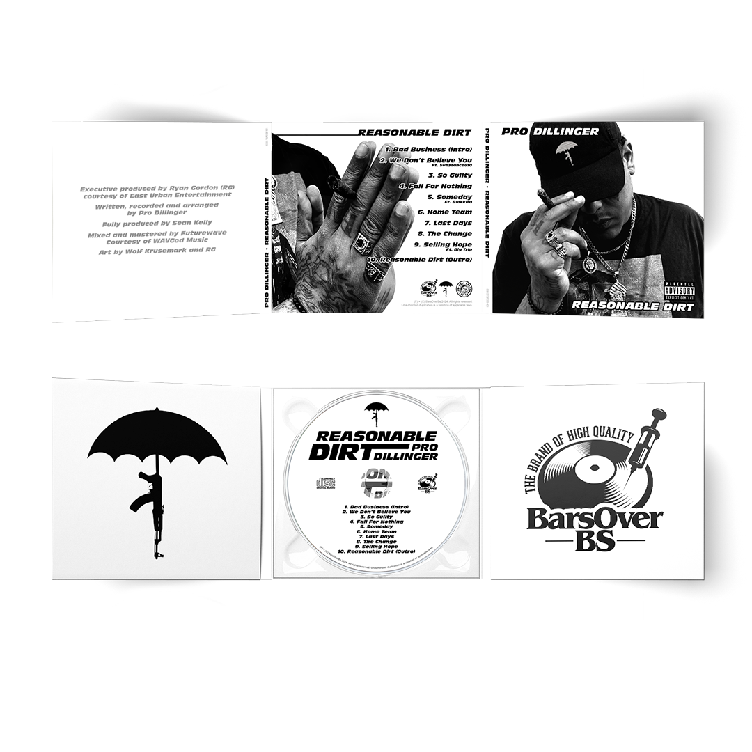 Pro Dillinger - Reasonable Dirt (Digipak CD With Obi Strip)