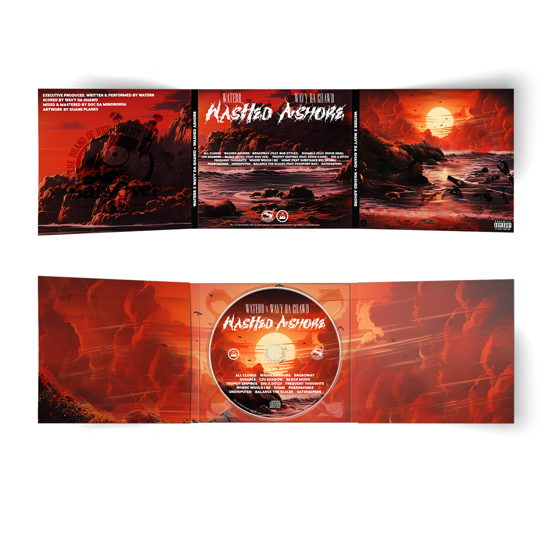 WateRR x Wavy Da Ghawd - Washed Ashore (Digipak CD With Obi Strip)