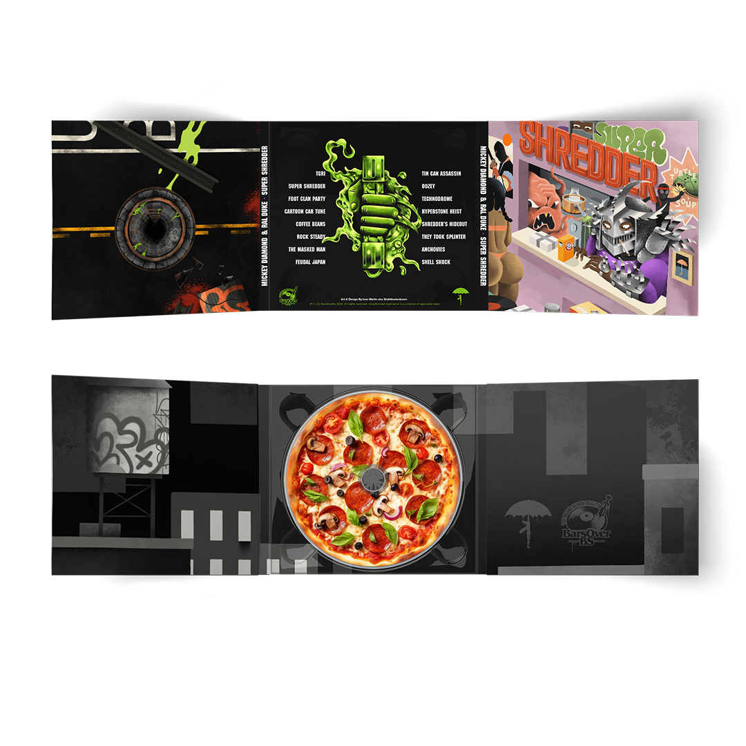 Mickey Diamond x Ral Duke - Super Shredder (Digipak CD With Obi Strip CD) (Glass Mastered CD)