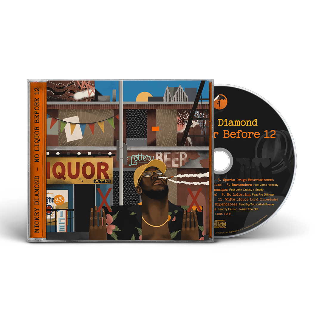 Mickey Diamond - No Liquor Before 12 (2nd Edition) (Jewel Case CD) (Glass Mastered CD)
