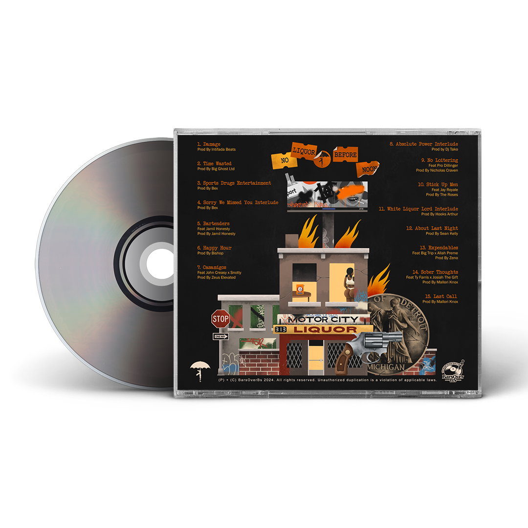 Mickey Diamond - No Liquor Before 12 (2nd Edition) (Jewel Case CD) (Glass Mastered CD)