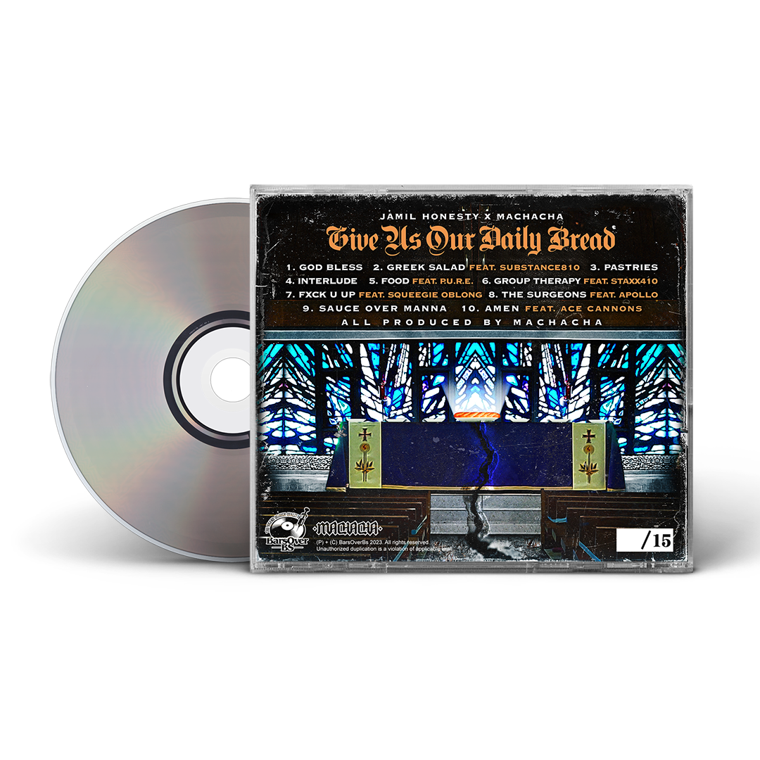Jamil Honesty x Machacha - Give Us Our Daily Bread (Jewel Case CD)