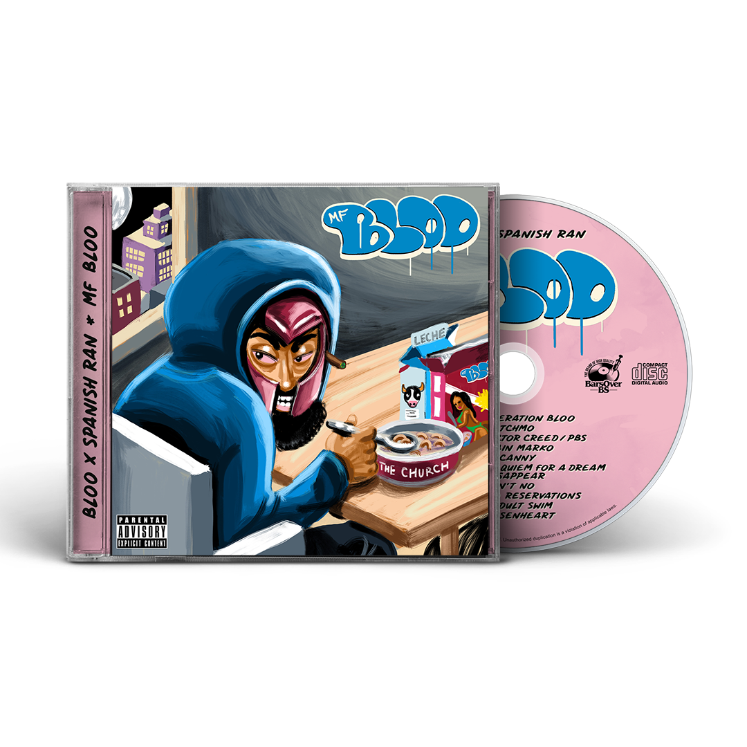 Bloo Azul x Spanish Ran - MF Bloo (Jewel Case CD) (Glass Mastered CD's)