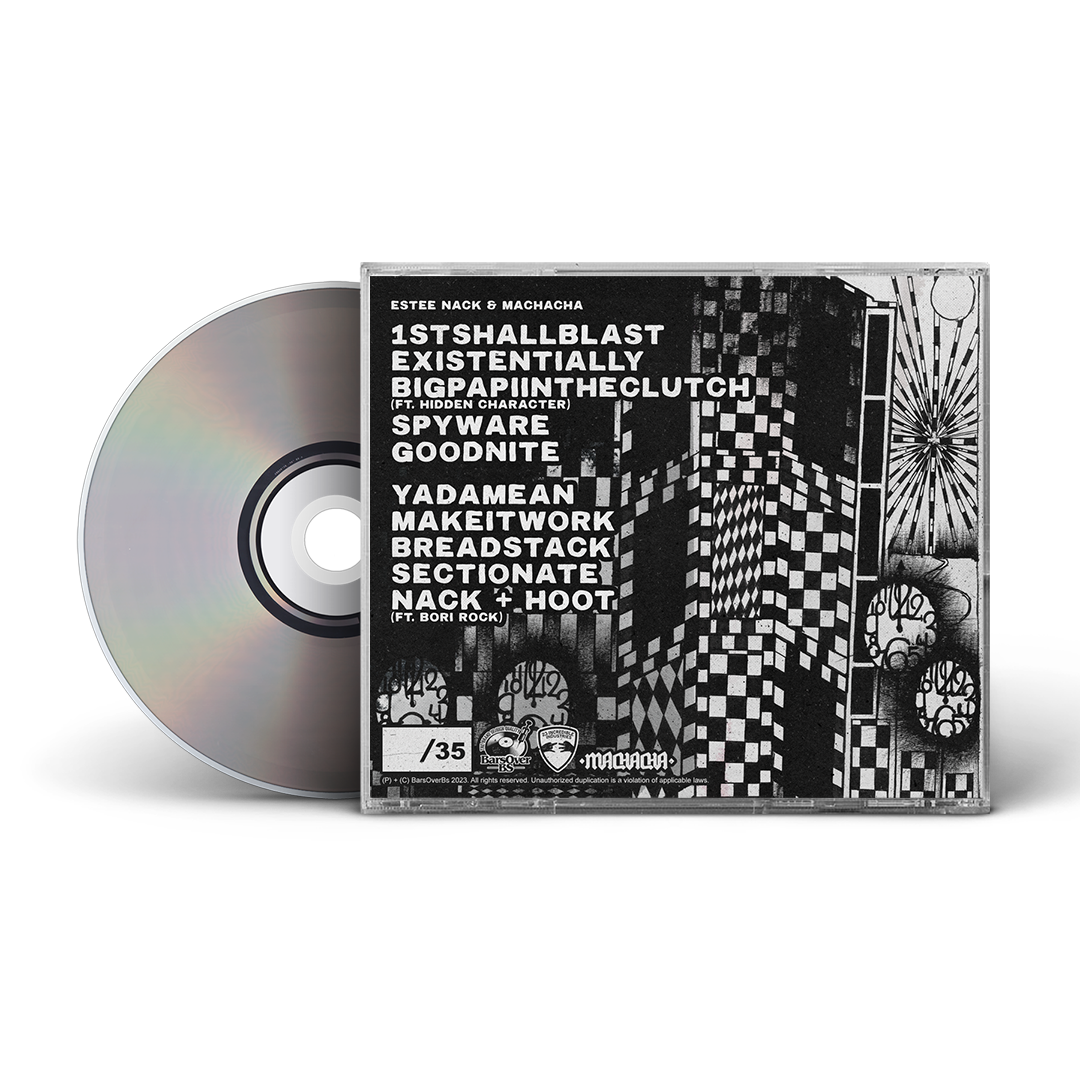 Estee Nack x Machacha - 357 (Jewel Case CD) (Glass Mastered CD)