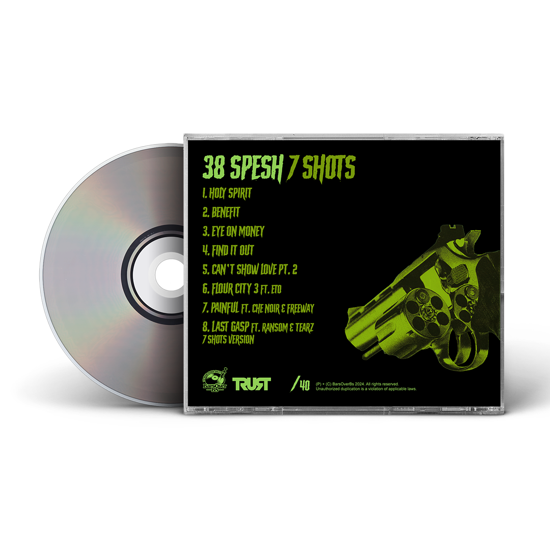 38 Spesh - 7 Shots (Jewel Case CD) (Glass Mastered CD's)