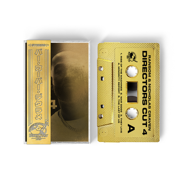 Ransom x Nicholas Craven - Directors Cut 4 (GOLD BarsOverBS Cassette Tape With Obi Strip) (ONE PER CUSTOMER)