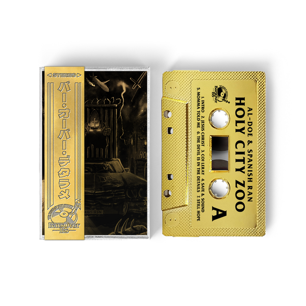 Al Doe x Spanish Ran - Holy City Zoo (Gold BarsOverBS Cassette Tape) (ONE PER PERSON/HOUSEHOLD)