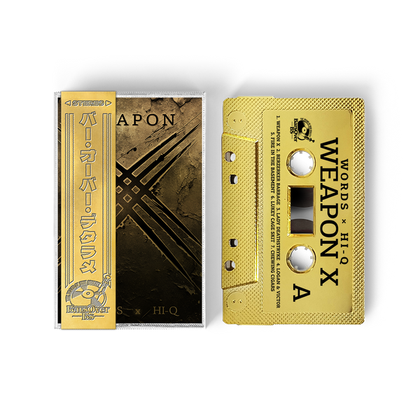 Words x Hi-Q - Weapon X (BarsOverBS Gold Tape) (ONE PER PERSON/HOUSEHOLD)
