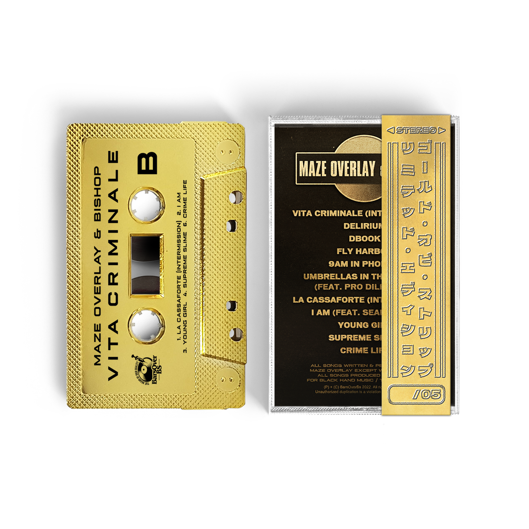 Maze Overlay - Vita Criminale (Retro Gold Tape) (ONE PER PERSON) (ONLY 5)