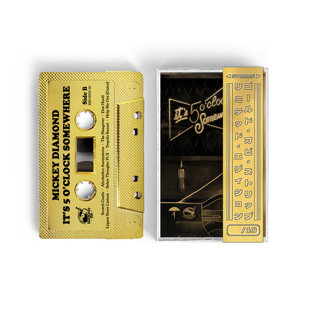 Mickey Diamond - Its 5 O'Clock Somewhere (GOLD BarsOverBS Tape) (ONE PER PERSON/HOUSEHOLD) (TRADING CARD INCLUDED)