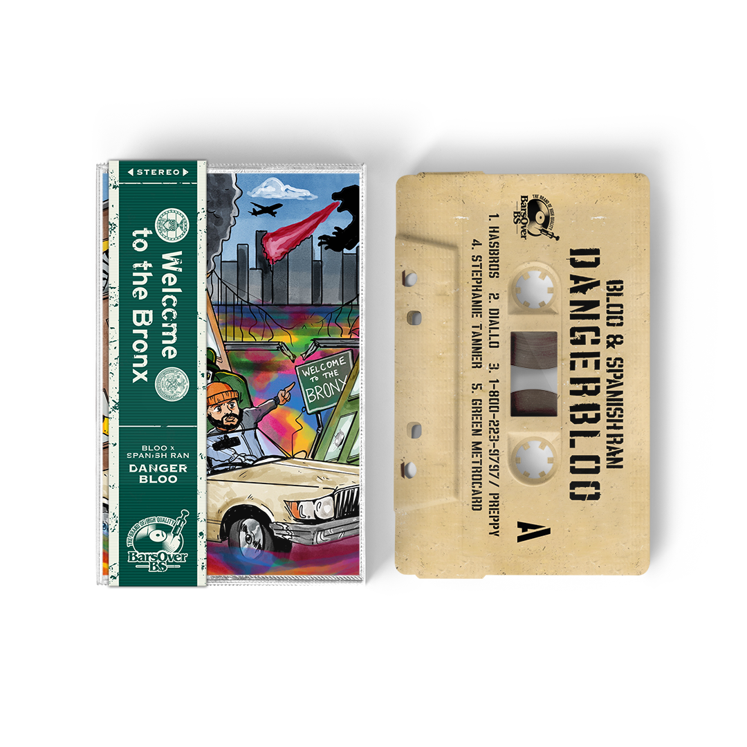 Bloo Azul x Spanish Ran - Danger Bloo (Cassette Tape With Obi Strip) (PART 1 OF DROP)