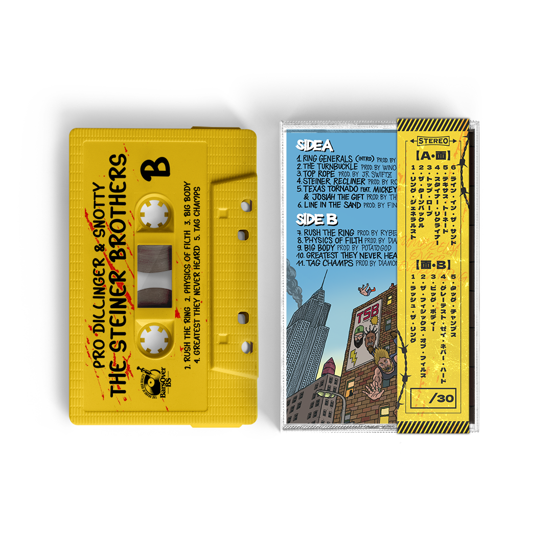 Pro Dillinger x Snotty - The Steiner Brothers (Cassette Tape With Obi Strip) VERY LIMITED