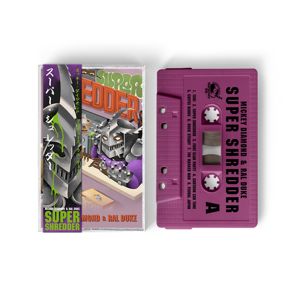 Mickey Diamond x Ral Duke - Super Shredder (Donatello Purple Cassette Tape With Obi Strip)
