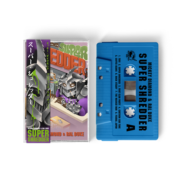 Mickey Diamond x Ral Duke - Super Shredder (Leonardo Blue Cassette Tape With Obi Strip)