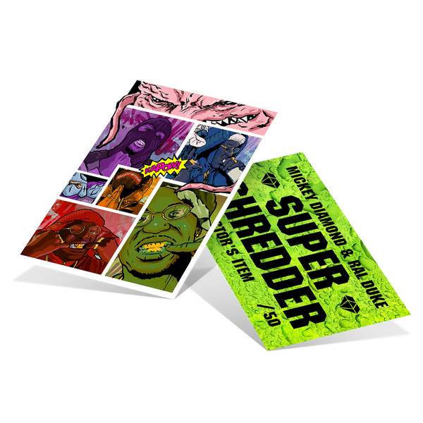 Mickey Diamond x Ral Duke - Super Shredder (Trading Cards)