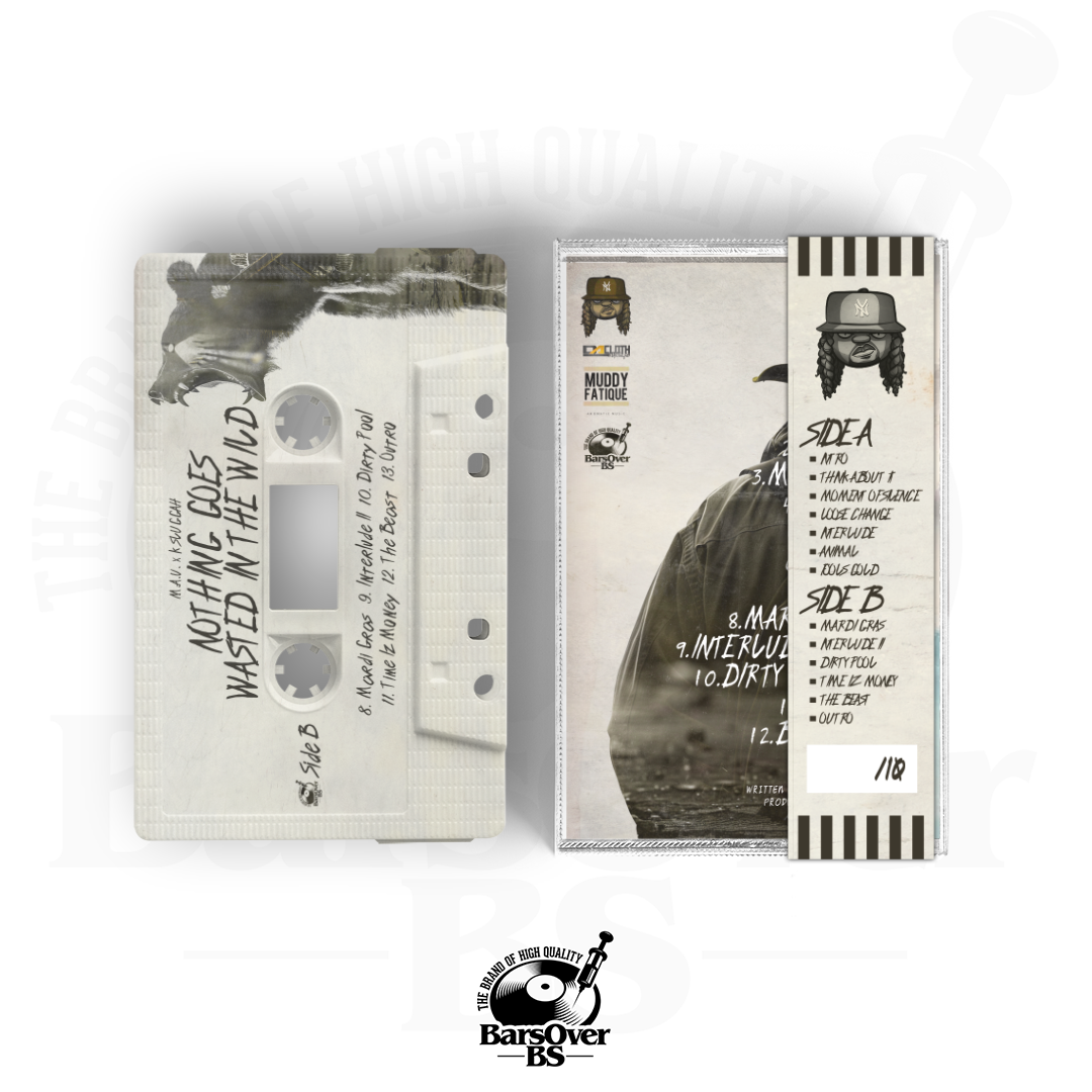 M.A.V x K Sluggah - Nothing Goes Wasted In The Wild (Cassette Tape With Obi Strip) (VERY LIMITED RUN)