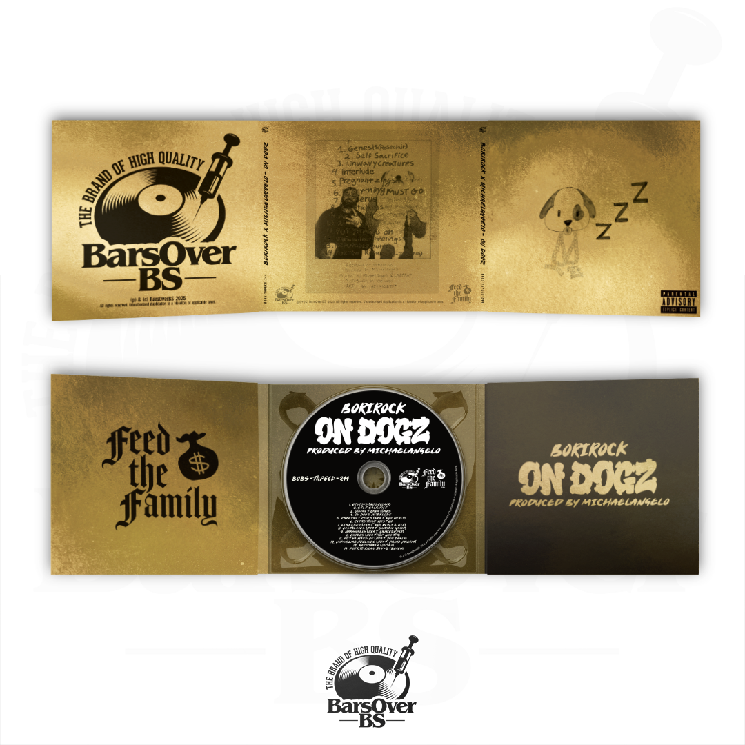 BoriRock x Michaelangelo  - On Dogz (Gold BarsOverBS Digipak CD) (ONLY 10)