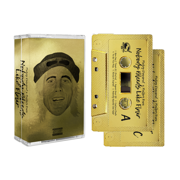 Mickey Diamond x Mallori Knox - Nobody Bleeds Like Flair )(Gold BarsOverBS Edition) (Double Cassette Tape With Bonus Instrumental Tape) (ONE PER PERSON)