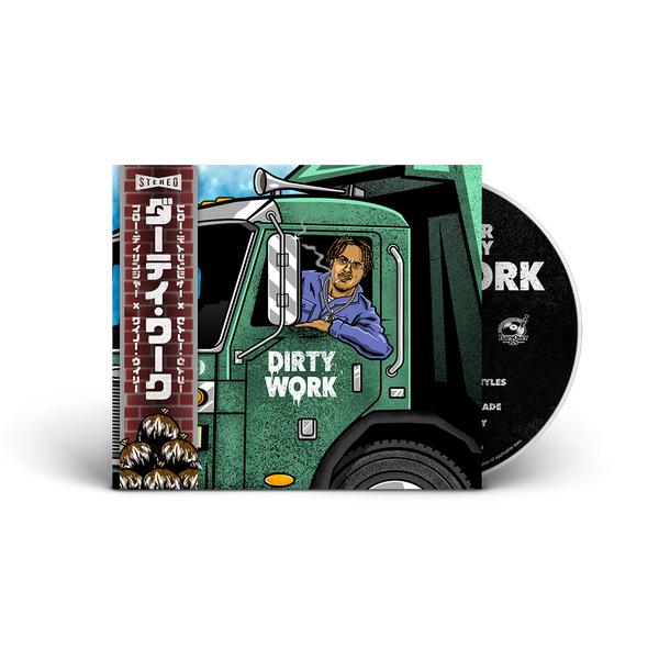 Pro Dillinger x Wino Willy - Dirty Work (Digipak 6 Page Panel CD With Obi Strip) (1ST 30 Orders Come With Collectors Card)