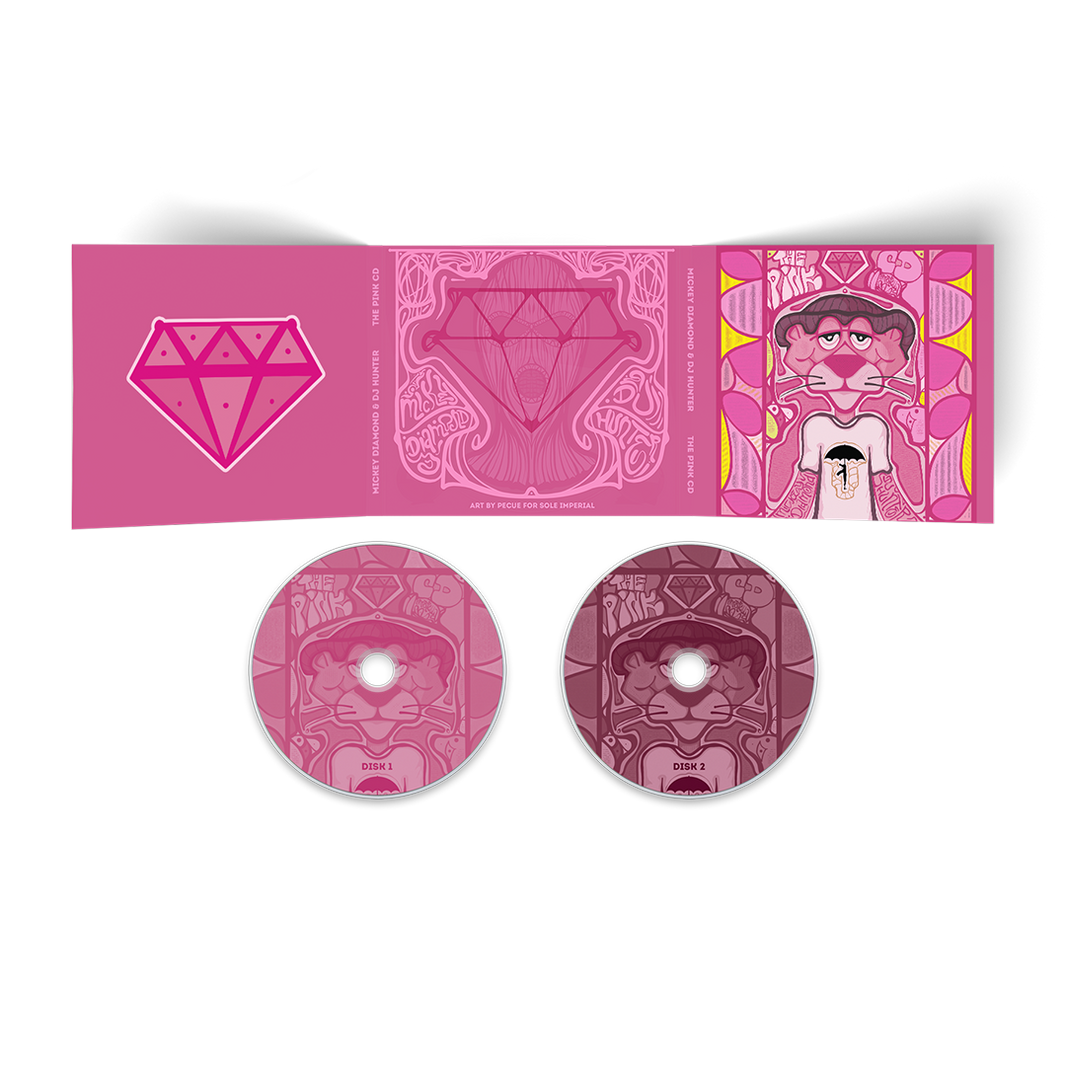 Mickey Diamond x Dj Hunter - The Pink Mixtape CD (Double Disc