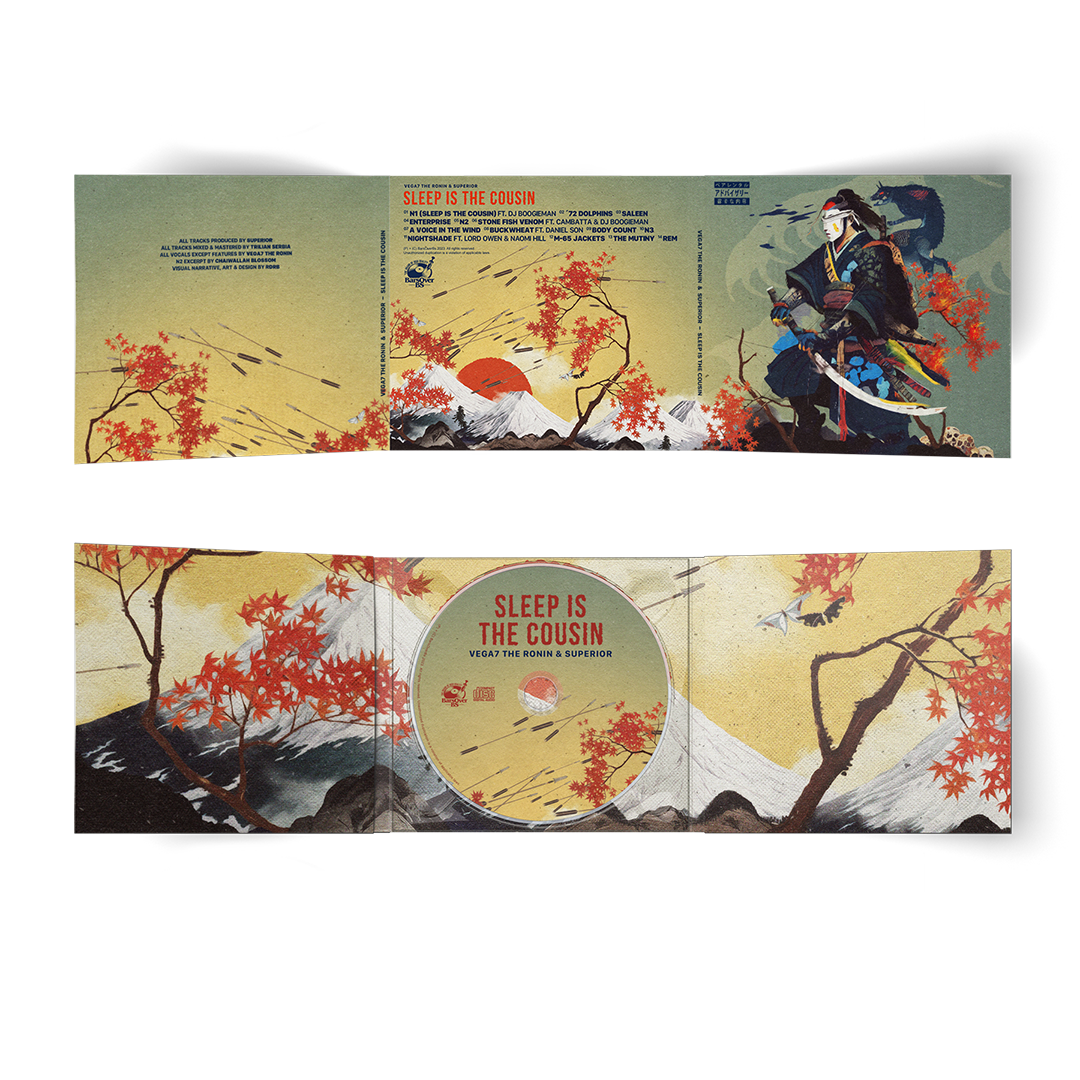 Vega7 The Ronin x Superior - Sleep Is The Cousin (Digipak CD With Obi Strip)(GLASS MASTERED)
