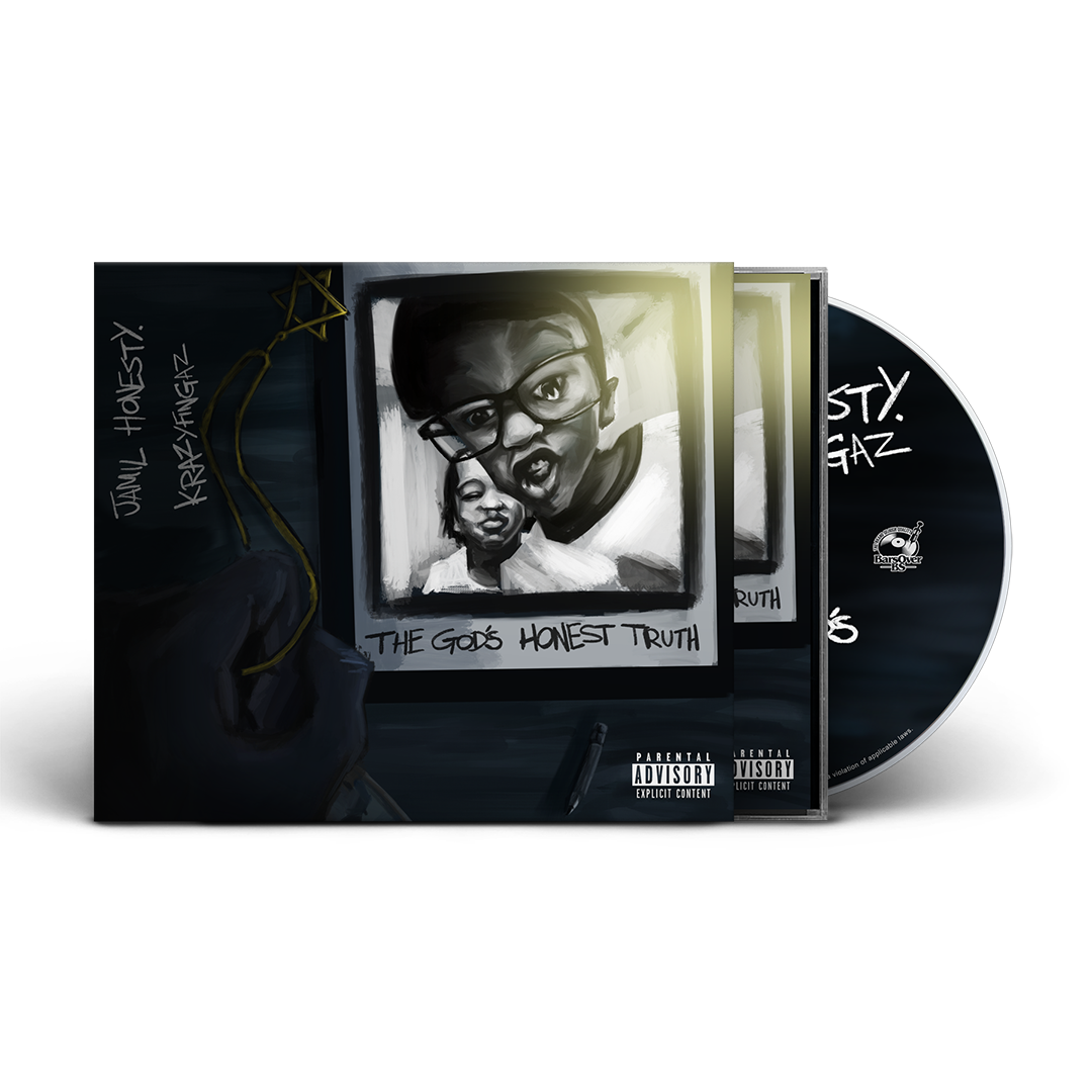 Jamil Honesty x KrazyFingaz - The Gods Honest Truth (Jewel Case With O-Card CD)