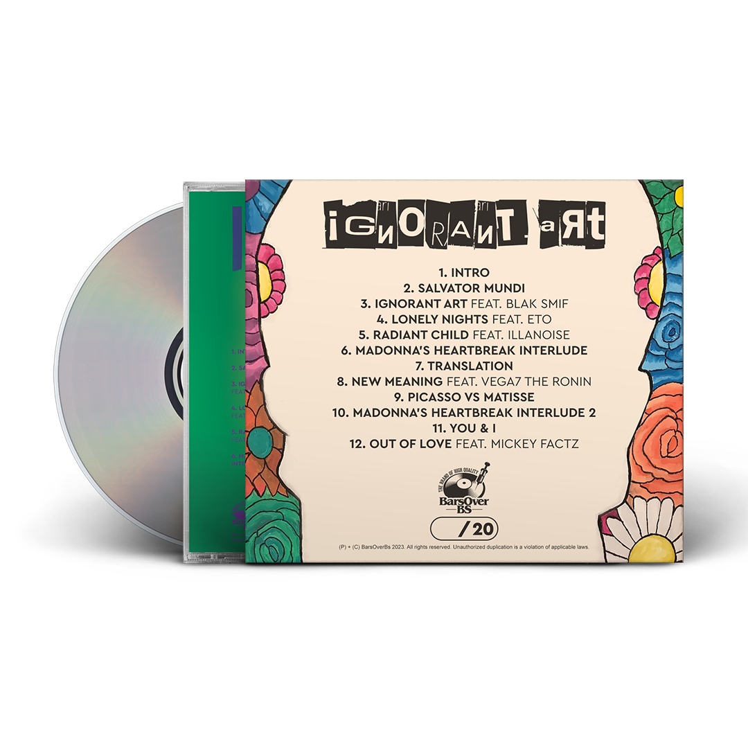 J.Arrr x Fabeyon x Ayo Shamir - Ignorant Art (Jewel Case CD With O-Card)